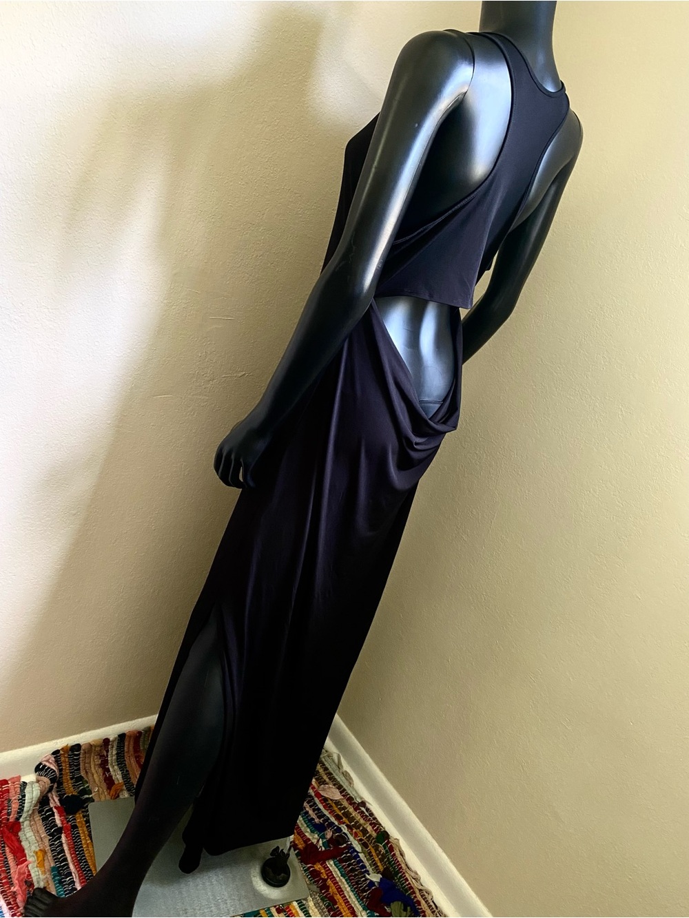 VENUS Black Racerback Maxi Dress - Picture 6 of 12